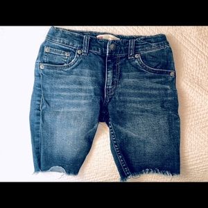 Levi’s Girl’s Denim Bermuda Shorts
